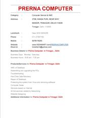 PRERNA COMPUTER