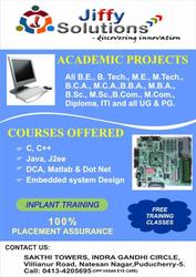 IN PLANT TRAINING PONDICHERRY
