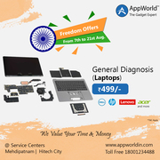 General Diagnosis Of Laptops @ Rs.499/- | AppWorld