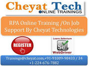 RPA Online Training - BluePrism Online Training - Cheyat Tech