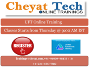Cheyat Tech - UFT Online Training - QTP Online Training