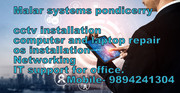 computer and cctv service, IT support 9894241304