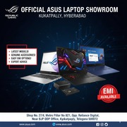 Asus Laptop Showroom in Kukatpally Hyderabad - Easy EMI Available!  00