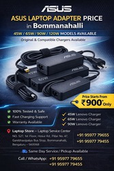 Asus Laptop Adapter Price in Bommanahalli 