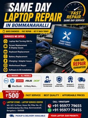 Same Day Laptop Repair in Bommanahalli | Fast & Reliable Service