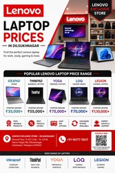 Lenovo Laptop Prices in Dilsukhnagar