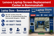 Lenovo Laptop Screen Replacement Center in Bommanahalli